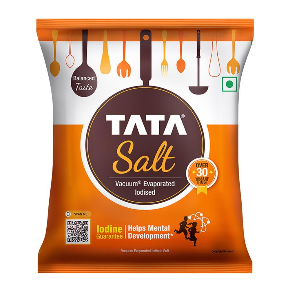 Tata Salt | Vacuum Evaporated Iodised Salt | 1 kg - Shop at Colombo Mall