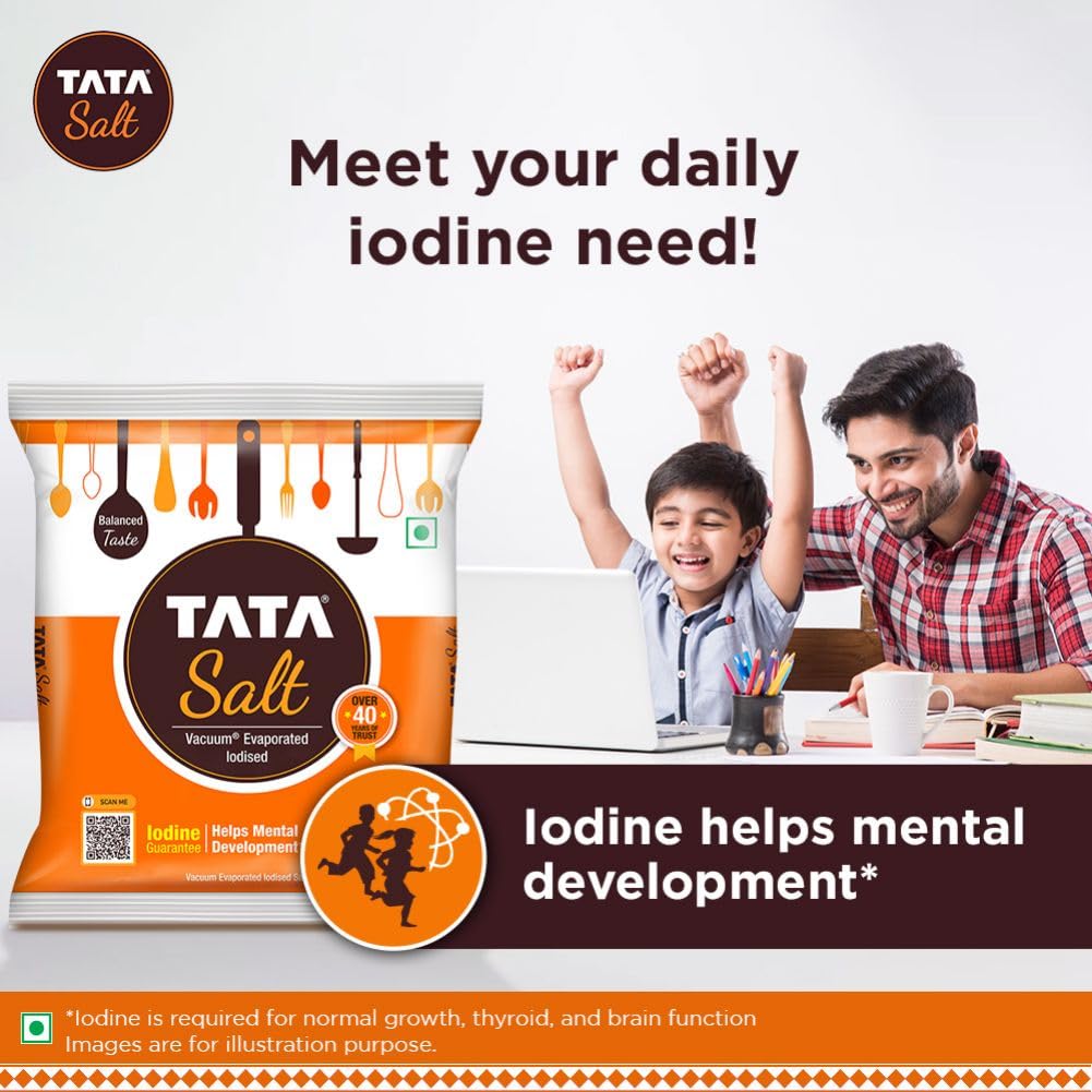 Tata Salt | Vacuum Evaporated Iodised Salt | 1 kg - View 3 of 4