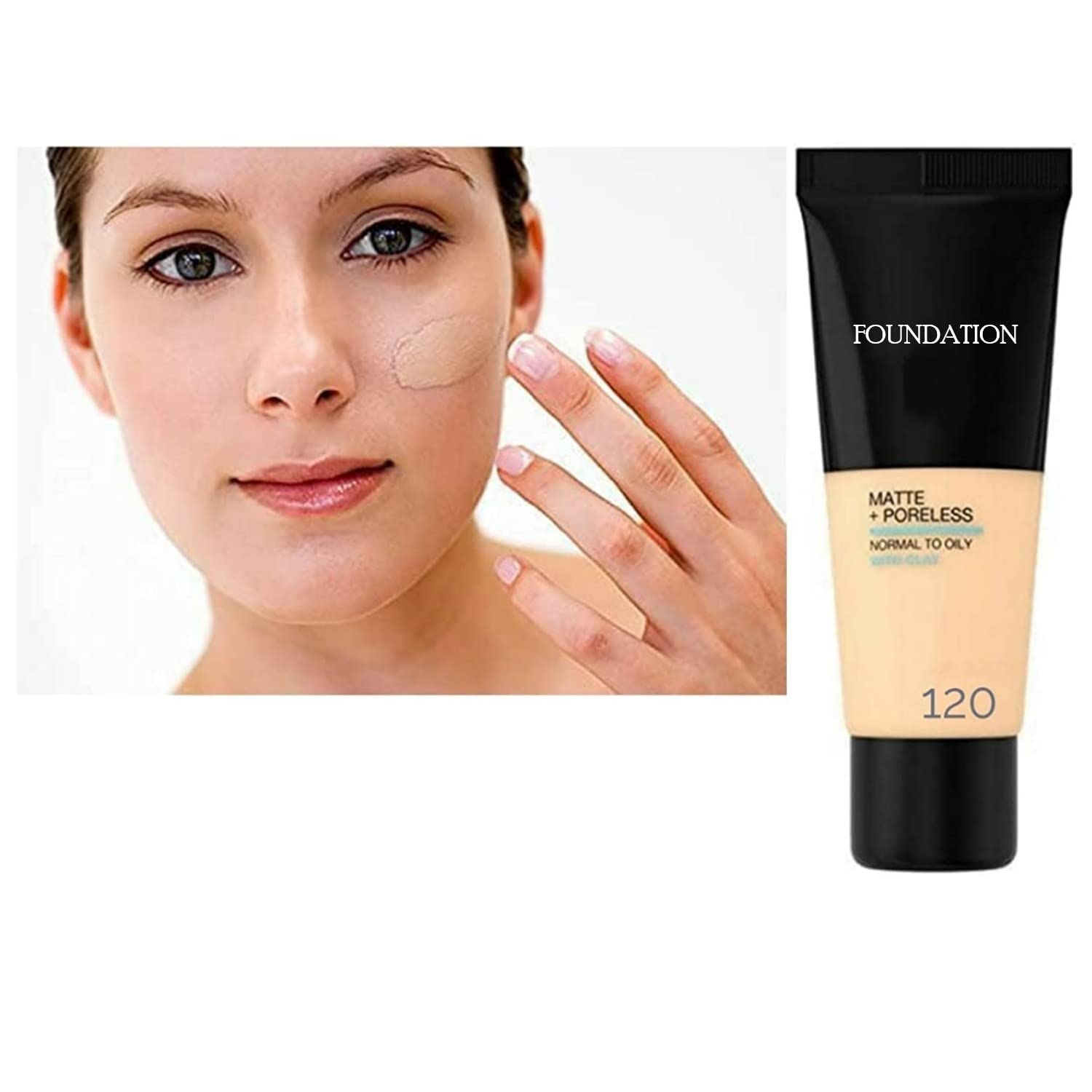 HUDACRUSH BEAUTY, Makeup kit combo of Face Primer, foundation, Loose Powder and Makeup Fixer (4 Items in the set) - View 3 of 4