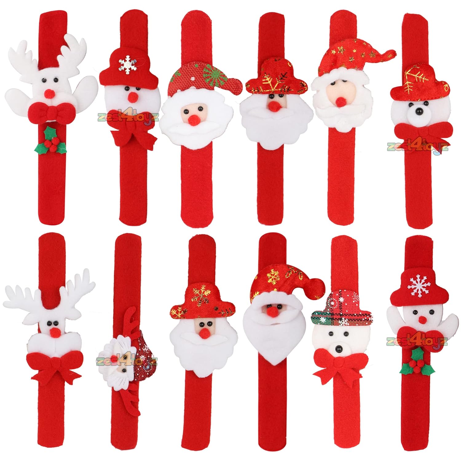 zest 4 toyz Christmas Accessories for Kids, Party, Decoration, Festival Fun, 12 X MAS Wrist Band - Shop at Colombo Mall