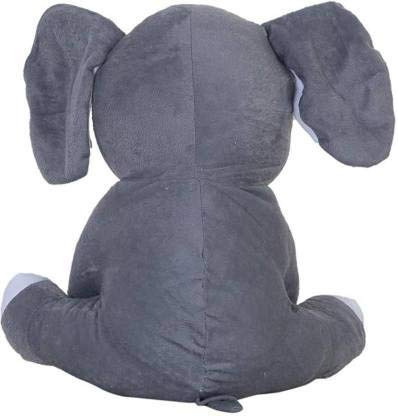 Blue Cheery Sitting Appu Elephant Cute Stuffed Plush Soft Toy for Kids Lovable Huggable Perfect Present for Birthday, Babies &amp; Children (Size: 30cm, Color: Grey) - View 2 of 2