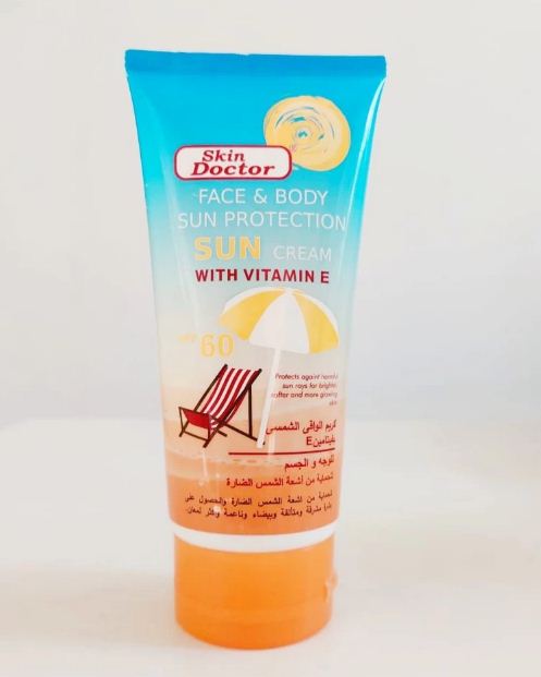 Skin Doctor Face Body Sun Protection with Vitamin E SPF 60 Sun Cream (150g) - View 2 of 3