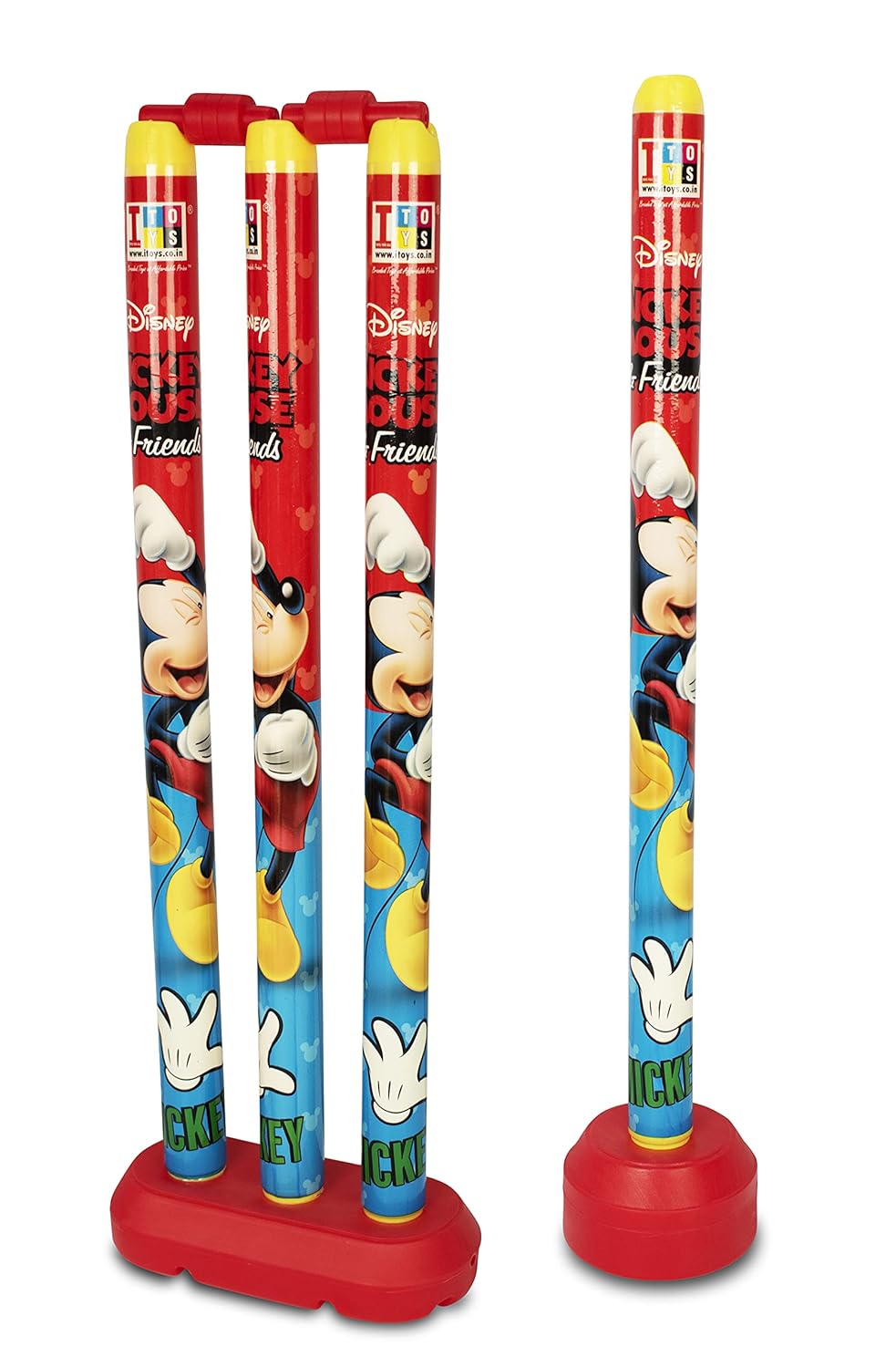 Disney Mickey 20-20 Cricket Set for Kids Bat & Ball Set Playing Outdoor and Indoor Sports Game Toy (20-20 Cricket kit) - View 4 of 6