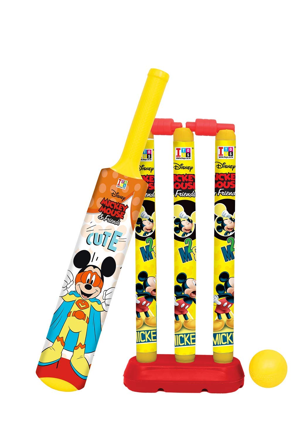 MANAKI ENTERPRISE Cricket Kit Set for Kids 3 Stumps with 1 Bat and 1 Ball for Playing Perfect Cricket Combo Set (18 inch.Cricket Set) - View 5 of 7