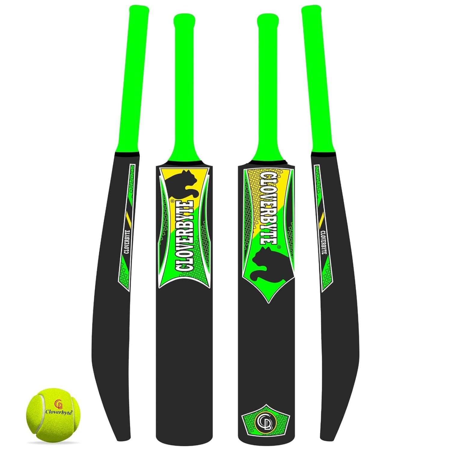 CLOVERBYTE Junior 3 No. PVC Plastic Bat with Tennis Ball for 4-8 Years Kids Cricket Kit - Shop at Colombo Mall