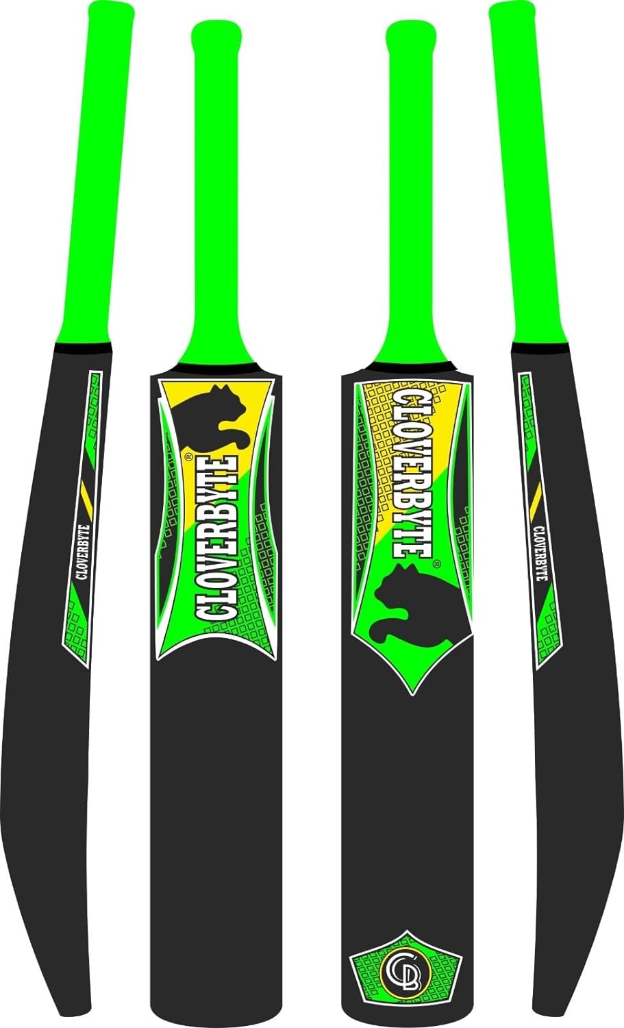 CLOVERBYTE Junior 3 No. PVC Plastic Bat with Tennis Ball for 4-8 Years Kids Cricket Kit - View 3 of 3
