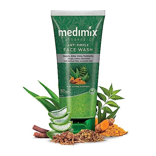 Medimix Ayurvedaic Anti Pimple Face Wash for pimple free, glowing skin | With Neem, Aloe Vera and Turmeric | 100 ml - Related product