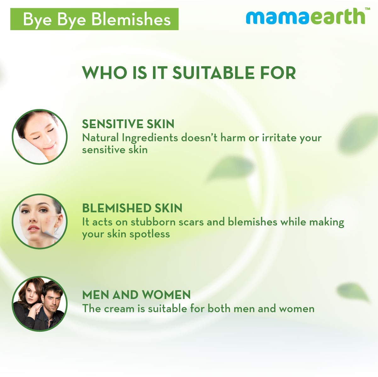 Mamaearth Bye Bye Blemishes Face Cream, For Pigmentation & Blemish Removal, With Mulberry Extract & Vitamin C - 30ml - View 7 of 8