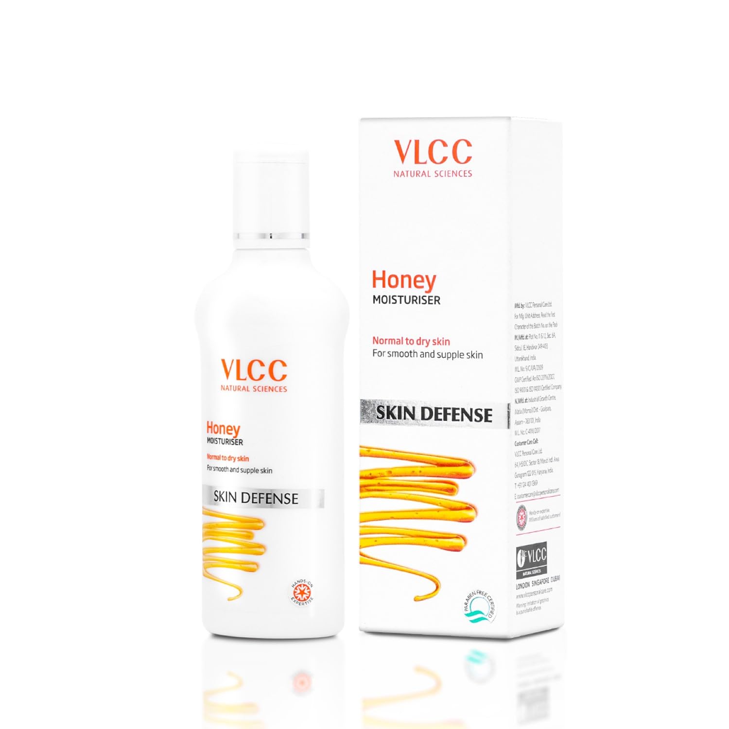 VLCC Honey VLCC Honey Moisturiser -100ml- Deep Moisturization with Honey, Shea Butter, Fenugreek Extract &amp; Wheat Germ Oil | Normal to Dry Skin - View 3 of 4