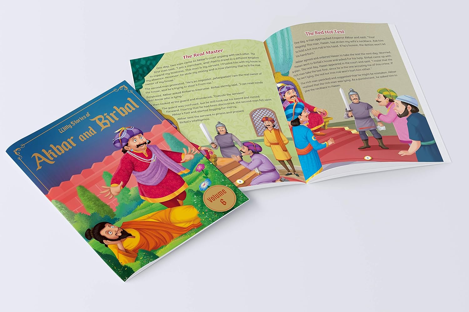 Witty Stories Of Akbar And Birbal - Volume 6: Illustrated Humorous Stories For Kids Paperback - View 3 of 6