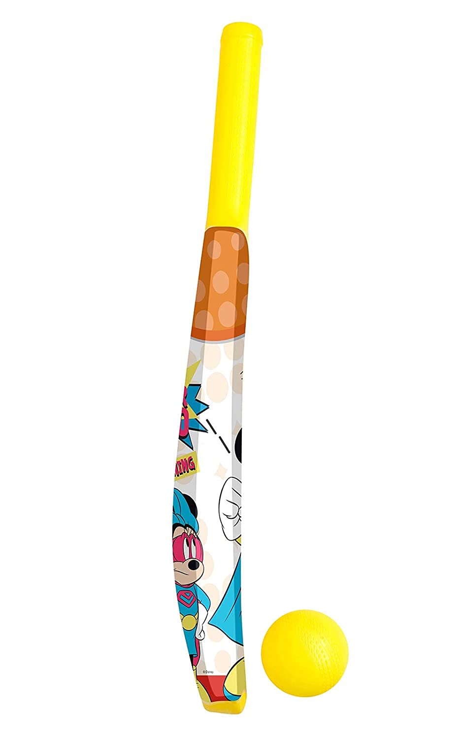 MANAKI ENTERPRISE Cricket Set for Kids Include 3 Plastic Stump,1 Plastic Bat,1 Plastic Ball (Attractive Mickey Print) - View 5 of 5
