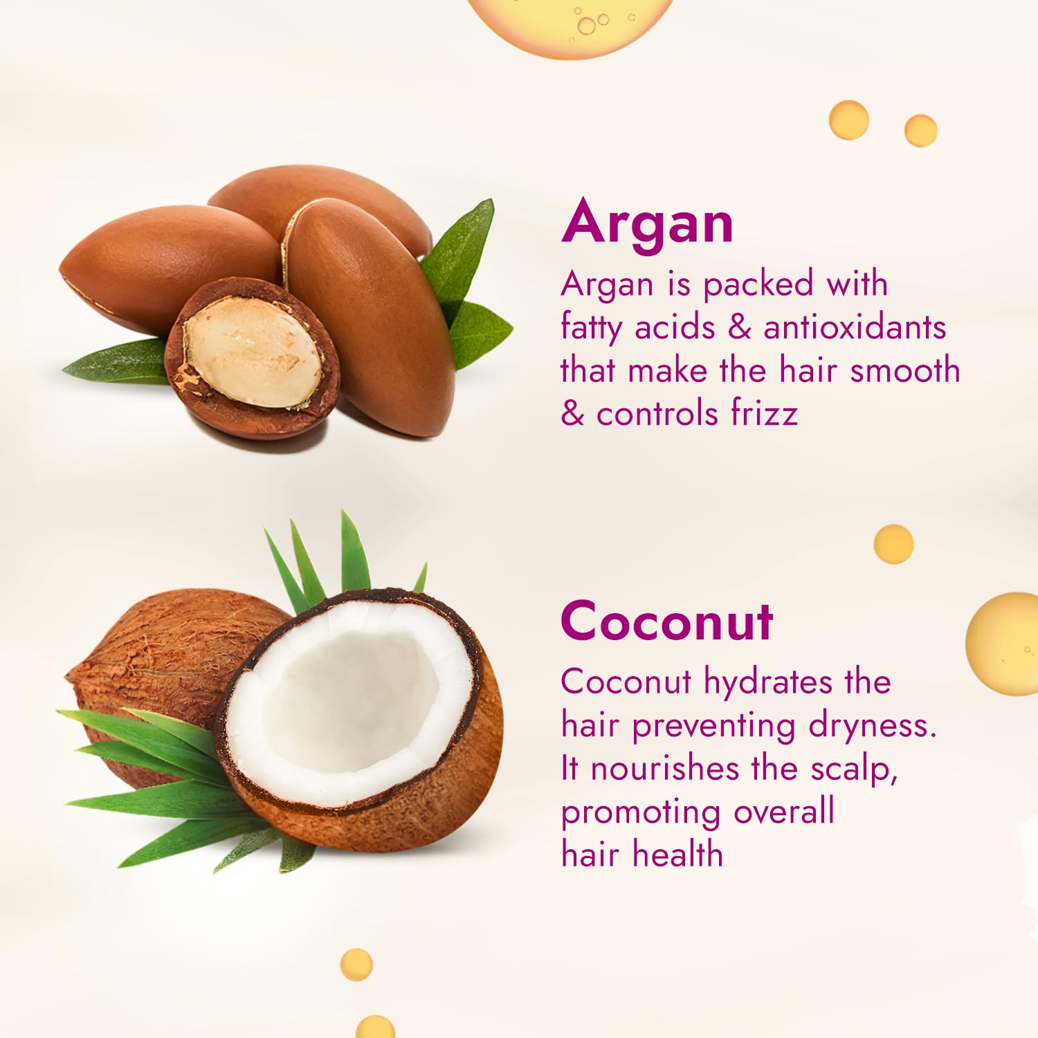 Parachute Advansed Argan-enriched Coconut Hair Oil| Argan Hair Oil| Blend of Superfoods| Controls Frizz| 300 ML - View 3 of 7