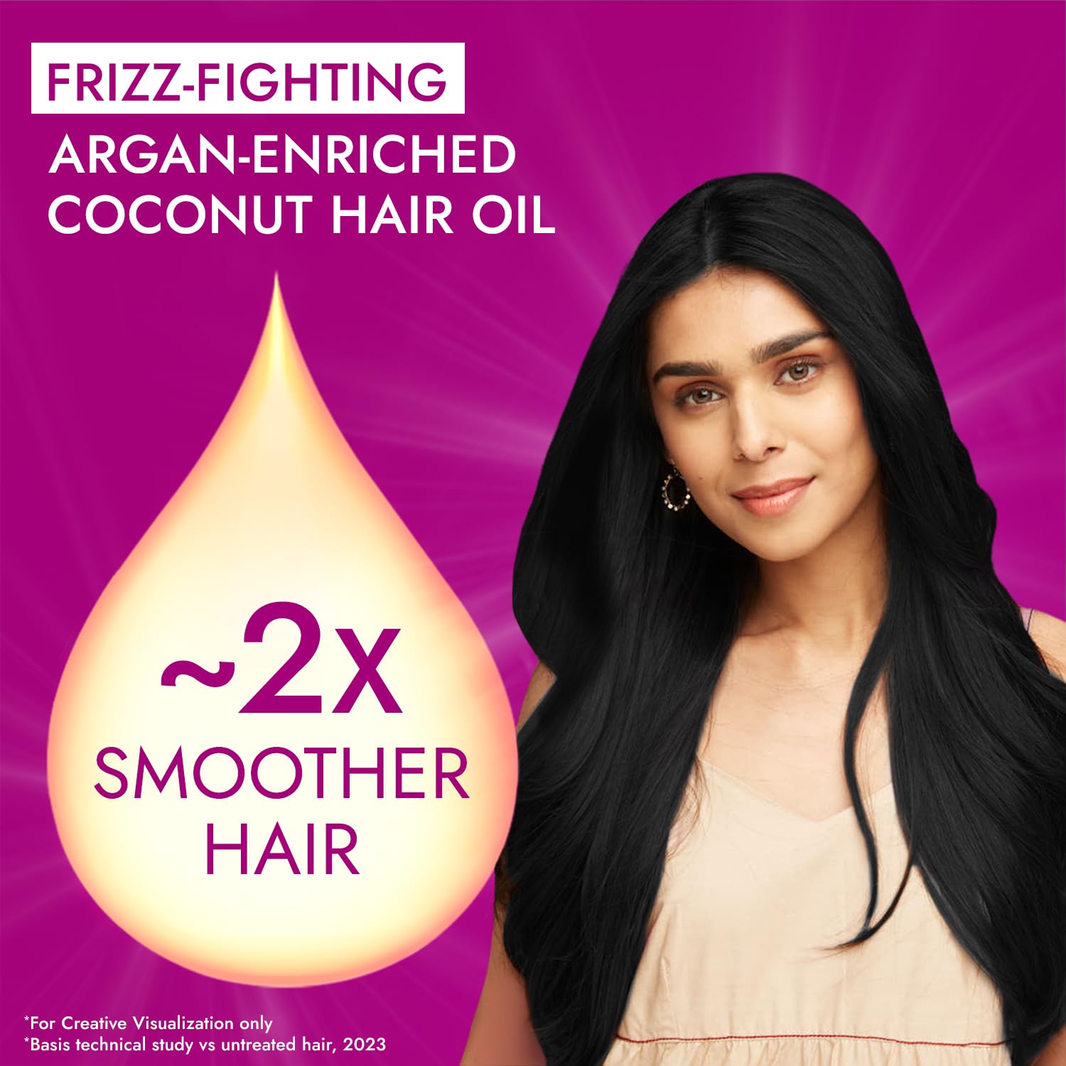 Parachute Advansed Argan-enriched Coconut Hair Oil| Argan Hair Oil| Blend of Superfoods| Controls Frizz| 300 ML - View 4 of 7