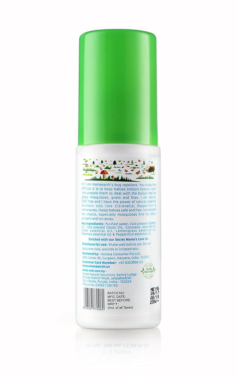 Mamaearth Natural Insect Repellent for Babies (100 ml, 0-5 Yrs), Pack of 1 - View 4 of 5