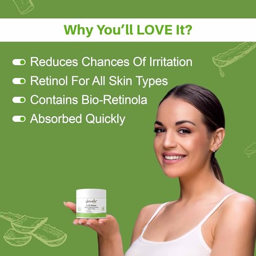 Glowelle 0.1% Retinol Night Beginner-friendly Serum Based Cream, Reduces Wrinkles &amp; Fine Lines, Improves Skin Firmness, Clears Blemishes, Glow for All Skin Types - 100g (FROM INDIA) NUSS - Image 6