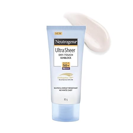 Neutrogena UltraSheer Sunscreen SPF 50+ PA++++ (80g) – Broad Spectrum, Blue Light Protection, No White Cast, Water-Resistant & Ultra-Light for All Skin Types - Related product
