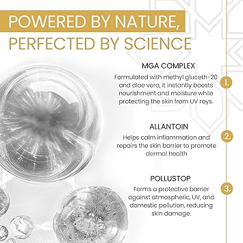 SUNHALT GOLD Sunscreen SPF 50 PA+++ for UV Broad Spectrum Protection, Hydrating Gel With Aloe Vera, No White Cast, Water Resistant, Dermatologically Tested, For Men and Women, All Skin Types, 60g - View 3 of 4