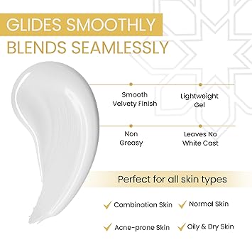 SUNHALT GOLD Sunscreen SPF 50 PA+++ for UV Broad Spectrum Protection, Hydrating Gel With Aloe Vera, No White Cast, Water Resistant, Dermatologically Tested, For Men and Women, All Skin Types, 60g - View 4 of 4