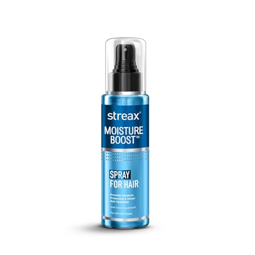 Streax Moisture Boost Spray Hair Serum, 50ml – Hydrating Hair Serum for Dry & Frizzy Hair, Smooth & Silky Finish – For Women & Men, With Fision AquaShield - Related product
