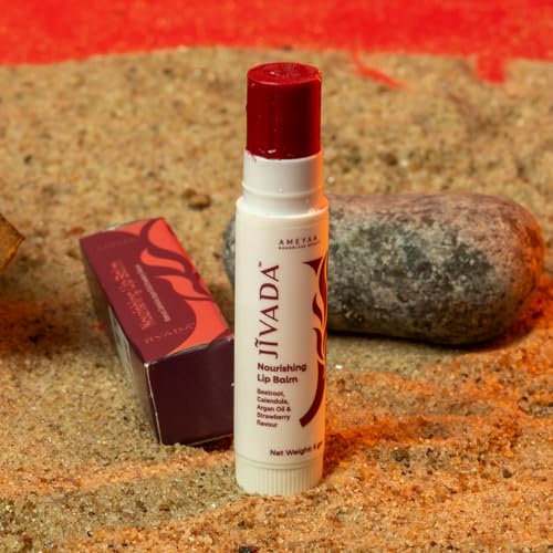 Jivada Tinted Lip Balm with SPF for Dry, Dark and Chapped Lips, 12-Hour Hydration, Beetroot, Shea Butter and Vitamin E, Brightening, Glossy, Non-Sticky, For Men and Women, Soft Glossy Finish, Paraben and Sulphate-Free, 5g    - View 3 of 5