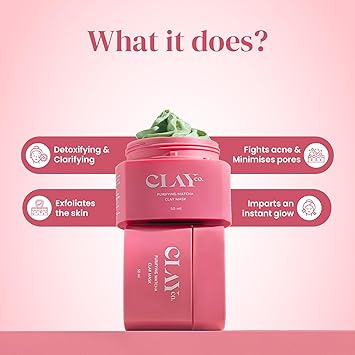 CLAYCO Matcha Detox Clay Mask – Deep Cleansing & Brightening with Green Tea & Collagen | Tan Removal & Dark Spot Reduction | Vegan Japanese Skincare,(50mlx 2) - View 4 of 4