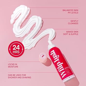Gush Beauty Whip Lush Whipped Cream Body Wash – 200gm | Hydrating, Exfoliating & Gentle Cleanser with Vitamin C & Peptides - View 4 of 4