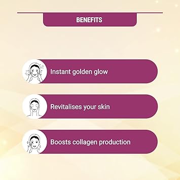 Lotus Herbals Radiant Gold Cellular Glow Facial Kit – 24K Gold Leaves for Natural Golden Glow , Suitable for Women & Men , All Skin Types ,37g - View 3 of 4