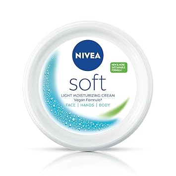 NIVEA Soft Light Moisturizer (300ml) – Face, Hands & Body | Non-Greasy Cream with Vitamin E & Jojoba Oil for Instant Hydration - Related product