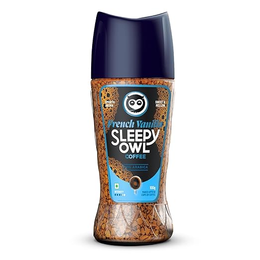 Sleepy Owl French Vanilla Premium Instant Coffee, 100g, 100% Arabica, Microground Technology, Ready in Seconds, Makes 50 Cups - Related product