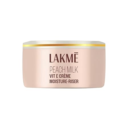 Lakmé Peach Milk Soft Crème Moisturizer, 150g, Lightweight Daily Face Cream with Vitamin E, for Soft, Glowing, Non-Oily Skin, 24-Hour Moisture - View 4 of 4
