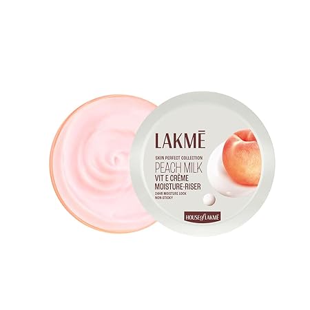 Lakmé Peach Milk Soft Crème Moisturizer, 250g, Lightweight Daily Face Cream with Vitamin E, for Soft, Glowing, Non-Oily Skin, 24-Hour Moisture - Related product