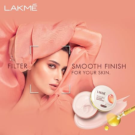 Lakmé Peach Milk Soft Crème Moisturizer, 250g, Lightweight Daily Face Cream with Vitamin E, for Soft, Glowing, Non-Oily Skin, 24-Hour Moisture - View 2 of 5