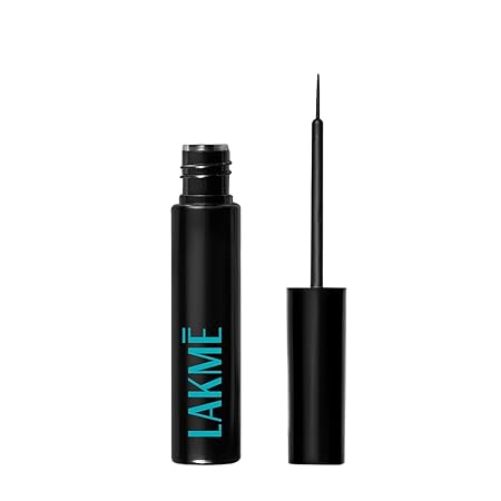 Lakme Eyeconic Liquid Eye Liner, Black, Long Lasting Matte Waterproof Liner - Smudge Proof, Transfer Proof Eye Makeup for 24 hrs, 4.5 ml - Related product