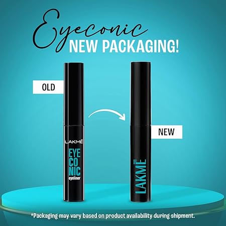 Lakme Eyeconic Liquid Eye Liner, Black, Long Lasting Matte Waterproof Liner - Smudge Proof, Transfer Proof Eye Makeup for 24 hrs, 4.5 ml - View 4 of 4