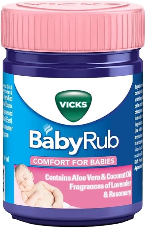Vicks BabyRub 50ml, Specifically for Babies-Moisturize, Soothe and Relax your baby - Related product