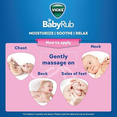 Vicks BabyRub 50ml, Specifically for Babies-Moisturize, Soothe and Relax your baby - View 2 of 4