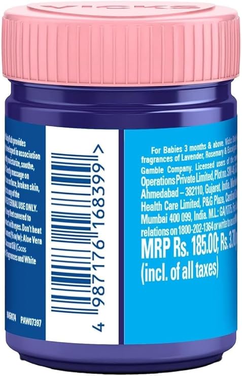 Vicks BabyRub 50ml, Specifically for Babies-Moisturize, Soothe and Relax your baby - View 4 of 4