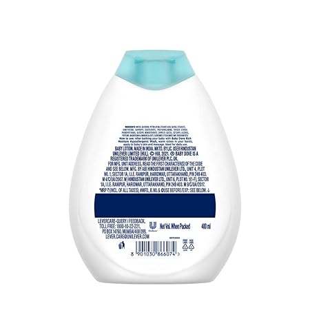 Baby Dove Rich Moisture Nourishing Baby Lotion 400 ml, With Moisturising Cream, Gentle Care for Baby's Soft Skin - View 3 of 5
