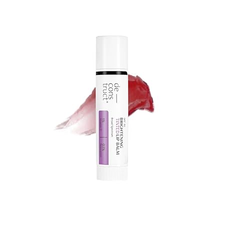 construct Brightening Tinted Lip Balm with SPF 30, for Dark, Pigmented, Dry, Flaky Lips, Protects Against Sun Damage & Discoloration, Glossy Buttery Soft Pink Finish, for Women & Men (4 g) - Related product