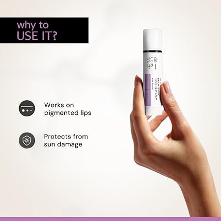 construct Brightening Tinted Lip Balm with SPF 30, for Dark, Pigmented, Dry, Flaky Lips, Protects Against Sun Damage & Discoloration, Glossy Buttery Soft Pink Finish, for Women & Men (4 g) - View 3 of 4