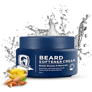The Beard Story Beard Softener Cream for Men, Softens, Nourishes, Provides Long-Lasting Care, Advanced Beard Care with Essential Oils, Promotes Beard Growth, Reduces Itchiness, Adds Shine, 50g - Related product