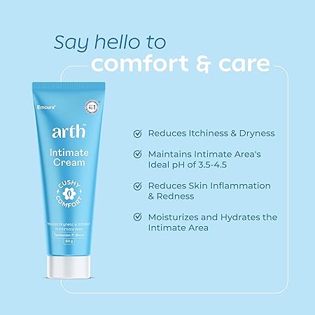 Arth Intimate Care Cream – Feminine Hygiene Cream for Dryness & Itch Relief | pH Balanced (3.5–4.5) | Enriched with Austrian Tea Tree Oil | Personal Care for Women | 30g - View 5 of 5