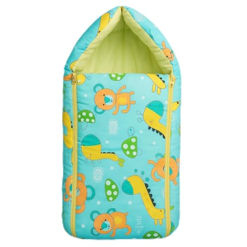 MOM & SON Baby Sleeping Bag for Newborns Soft & Cozy Infant Carry Nest | 3-in-1 Baby Wrapper, Sleeping Sack & Carrier | Sleeping Pod | Baby Bedding Set, Baby Portable Bassinet (0-6 Months, Green) - Related product