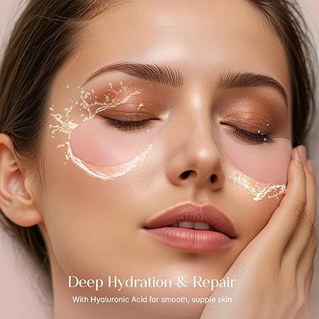 SeoulSkin Snail Mucin Under Eye Serum Patches (32 Pcs) – Korean Eye Patches designed to reduce dark circles and puffiness. Hydrates and repairs delicate under-eye skin with Niacinamide and Hyaluronic Acid. Paraben-free, sulphate-free, and cruelty-free formula. - View 2 of 4