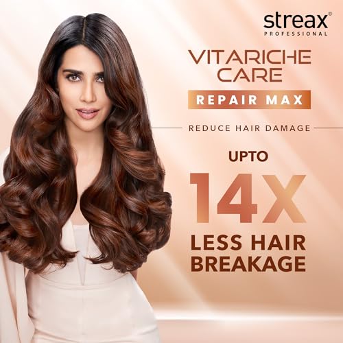 Streax Professional Vitariche Care Repair Max Hair Mask,200gm|Hair Mask for Damaged Hair|For Dry to Damaged Hair|Hair Mask/Masque for Men & Women|Conditioner for Hair|Cream Mask for Damaged Hair| Biovit-A-OX,200g - View 6 of 6