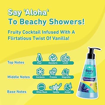 Plum Bodylovin Hawaiian Rumba Shower Gel SLS Free Body Wash for Women and Men Long Lasting Beachy Fragrance Body Cleanser with Aloe Infused Nourishing Formula for Soft and Smooth Skin 240ml - View 3 of 5