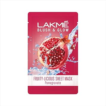 Lakmé Blush & Glow Pomegranate Sheet Mask, 20 ml & Lakmé Blush & Glow Lemon Sheet Mask, 20 ml - View 6 of 6