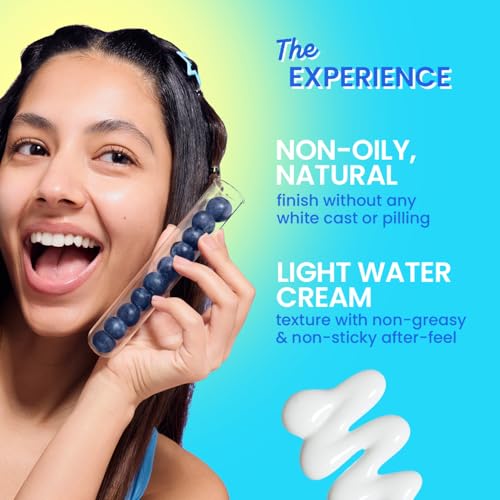 Dot & Key Blueberry Hydrate Barrier Repair Sunscreen SPF 50+, PA++++ | For Dry & Sensitive Skin , Non - Greasy Finish , No White Cast | UV & Blue Light Protection , Broad Spectrum, 80g - View 5 of 5