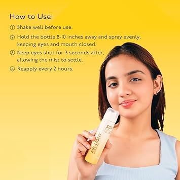 Asaya Air Light Sunscreen Spray SPF 50 PA++++ Broad-Spectrum UVA/UVB Protection with Ceramides & Aloe Vera nvisible, Non-Greasy & Alcohol-Free Cooling, Hydrating, Quick-Absorbing No White Cast For All Skin Types 75ml - View 3 of 4