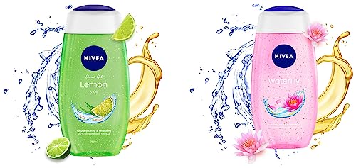 NIVEA Shower Gel, Lemon & Oil Body Wash, Women, 250ml And NIVEA Shower Gel, Water Lily & Oil Body Wash, Women, 250ml - Related product